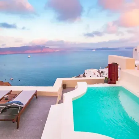 Elegant Santorini Superior One Bedroom With Outdoor Hot Tub * أويا