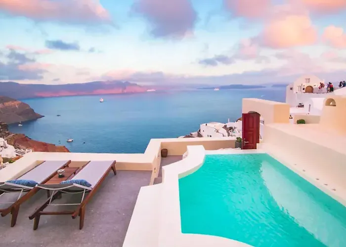 Elegant Santorini Superior One Bedroom With Outdoor Hot Tub * Oia